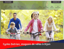 Tablet Screenshot of cycles-dutrion.com